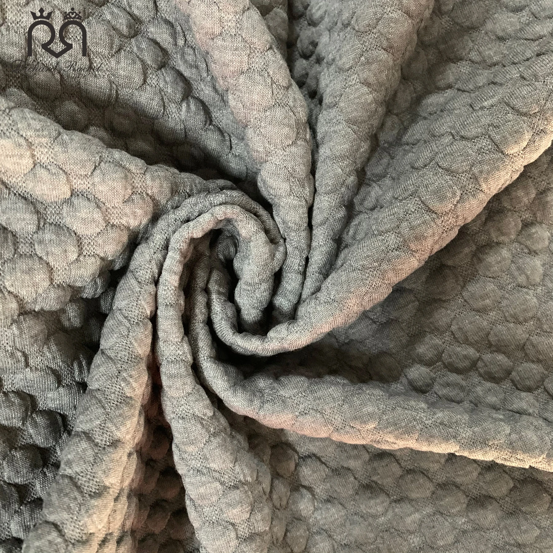 Wholesale Sale Yarn Dyed Polyester Fabric Rayon Viscose Tr Four Ways Stretch Spandex Jacquard Knitted Fabric In Stock