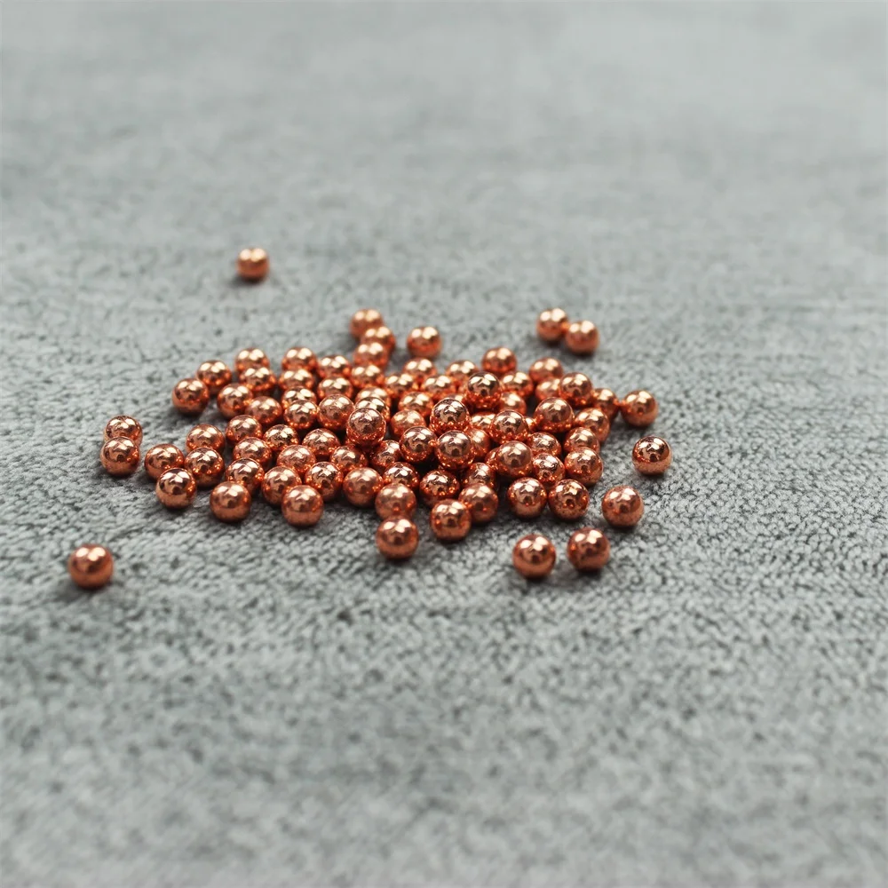 Small size 0.5mm 1mm 1.8mm 2mm 2.5mm 3mm Cu copper plated steel balls