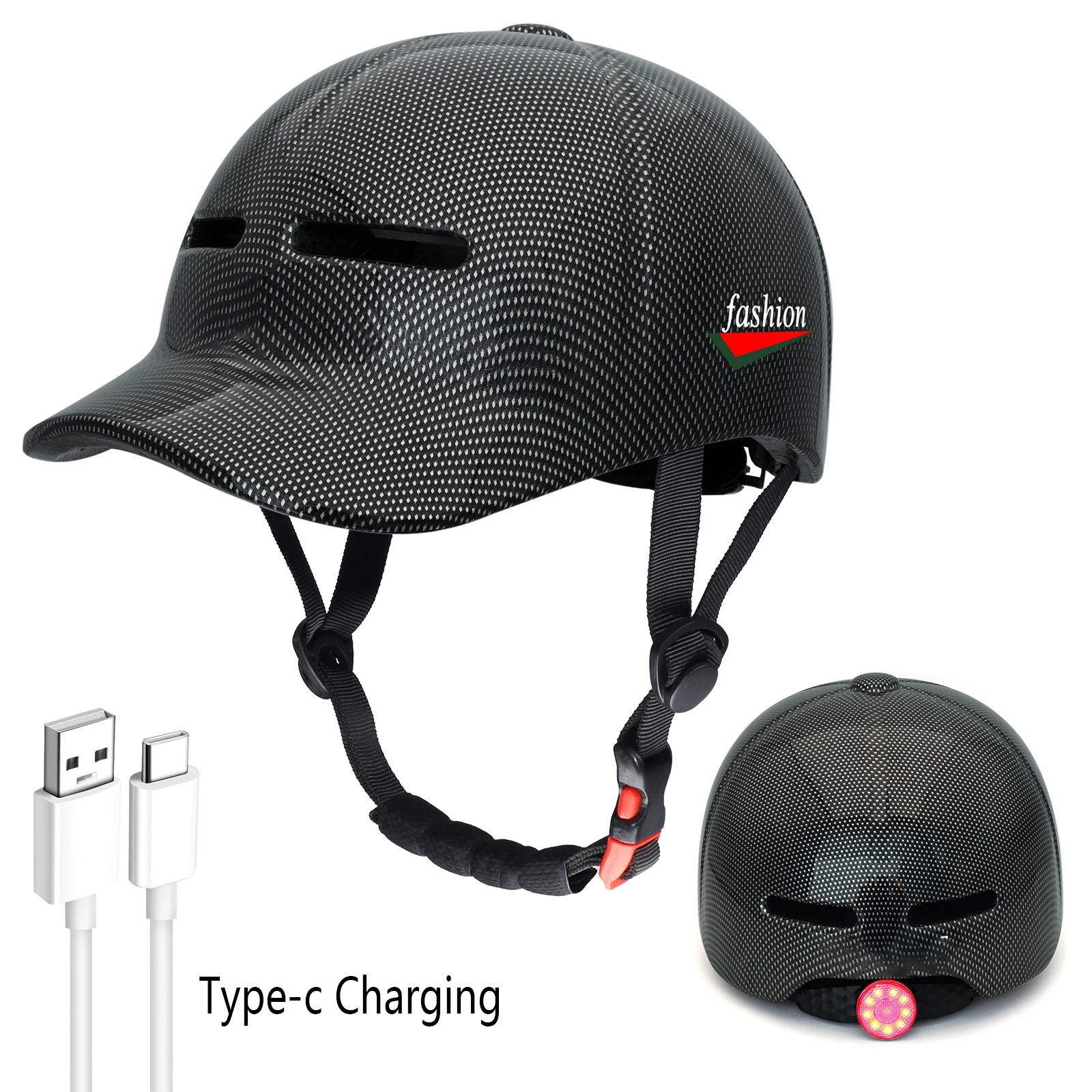 Adjustable Adult Urban Commuter Road Biking Bike Bicycle Helmets Baseball Cap