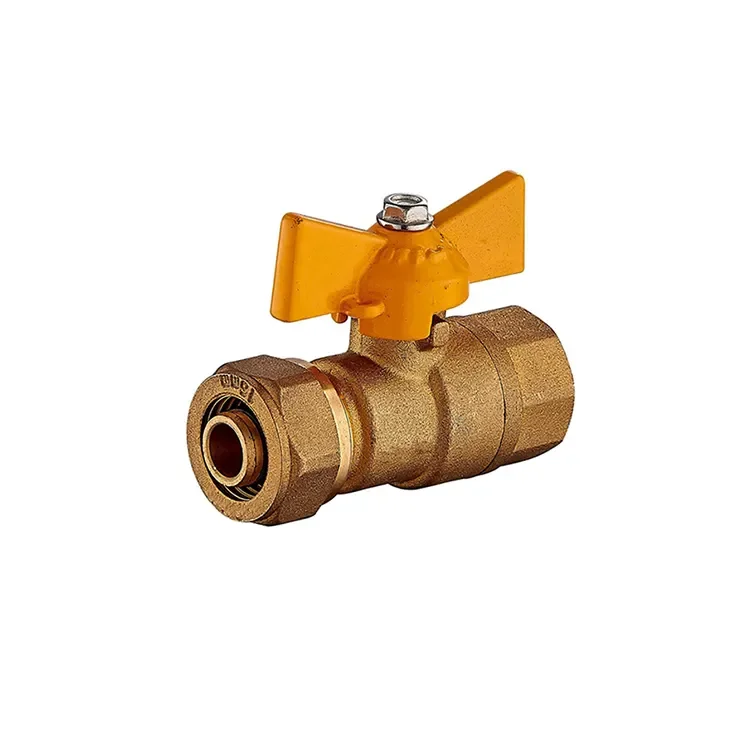 Custom Wholesale Hot sale brass ball valve Female male thread brass body brass ball aluminium butterfly valve