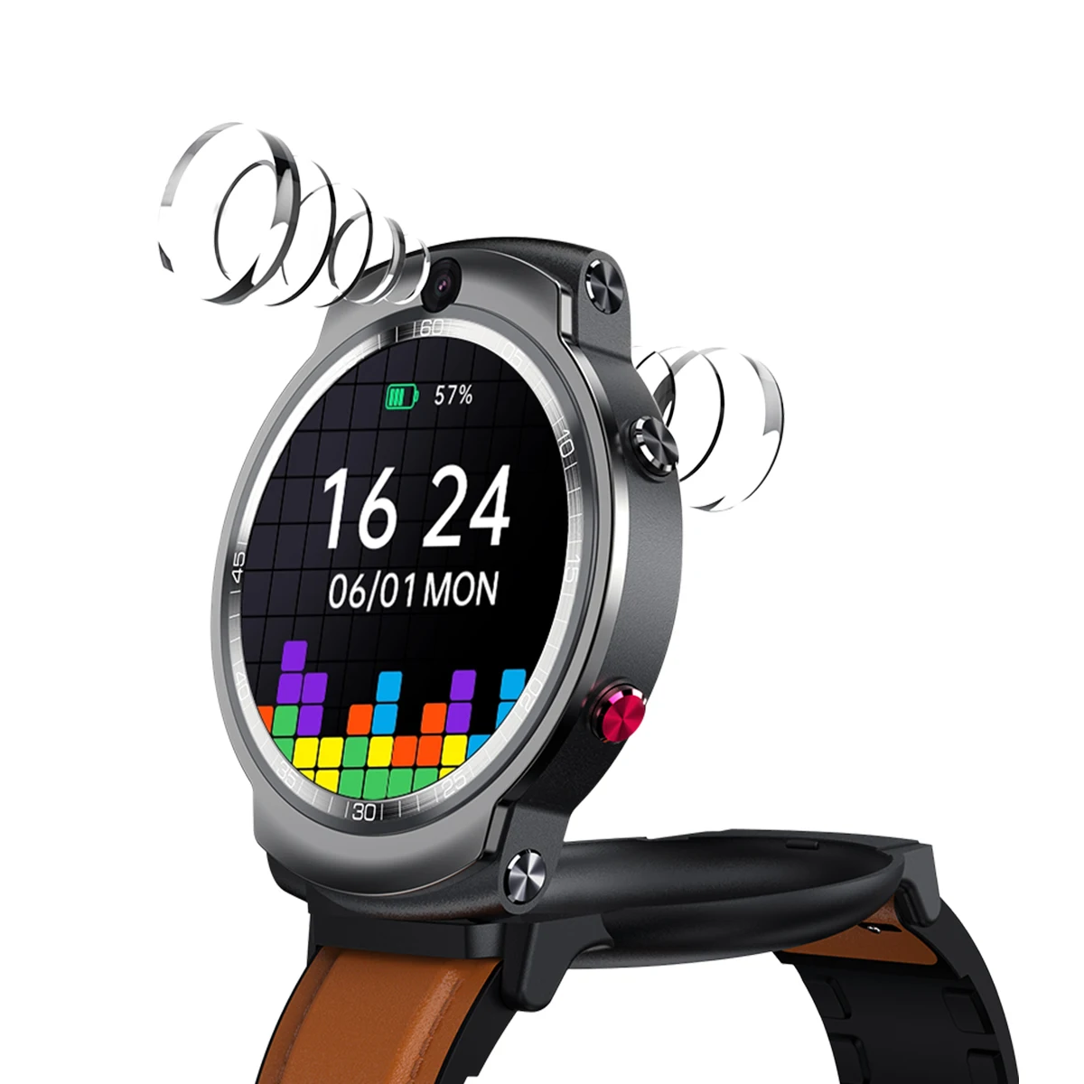  Смарт фитнес-часы DM28 4G Android 7 1 WiFi GPS здоровье наручные часы браслет монитор сердечного ритма сна для мобильного
