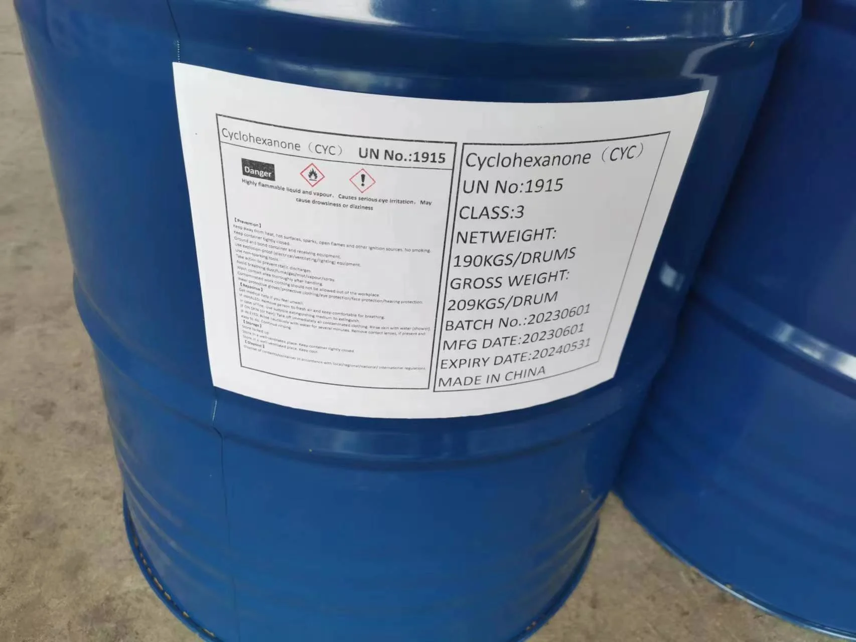 Chemical solvent cas 108-94-1 Cyclohexanone