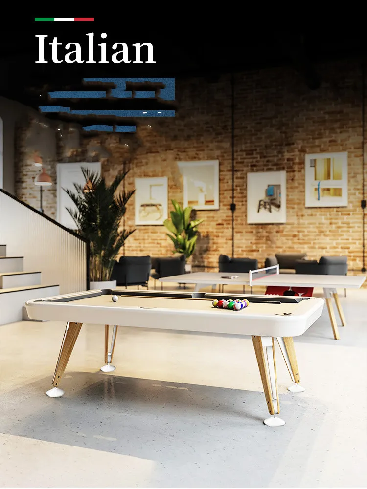 simple and light luxury home billiards table