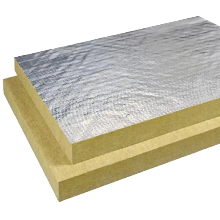 Saudi construction building materials  heat insulation soundproof fireproof rock wool board for wall and roof