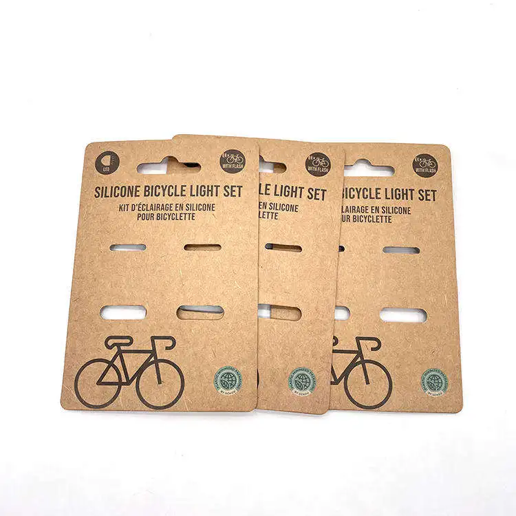 FSC Custom New Hanging Kraft Paper Head Card Printing Offset Product Blister Product Packaging Header Paper Card