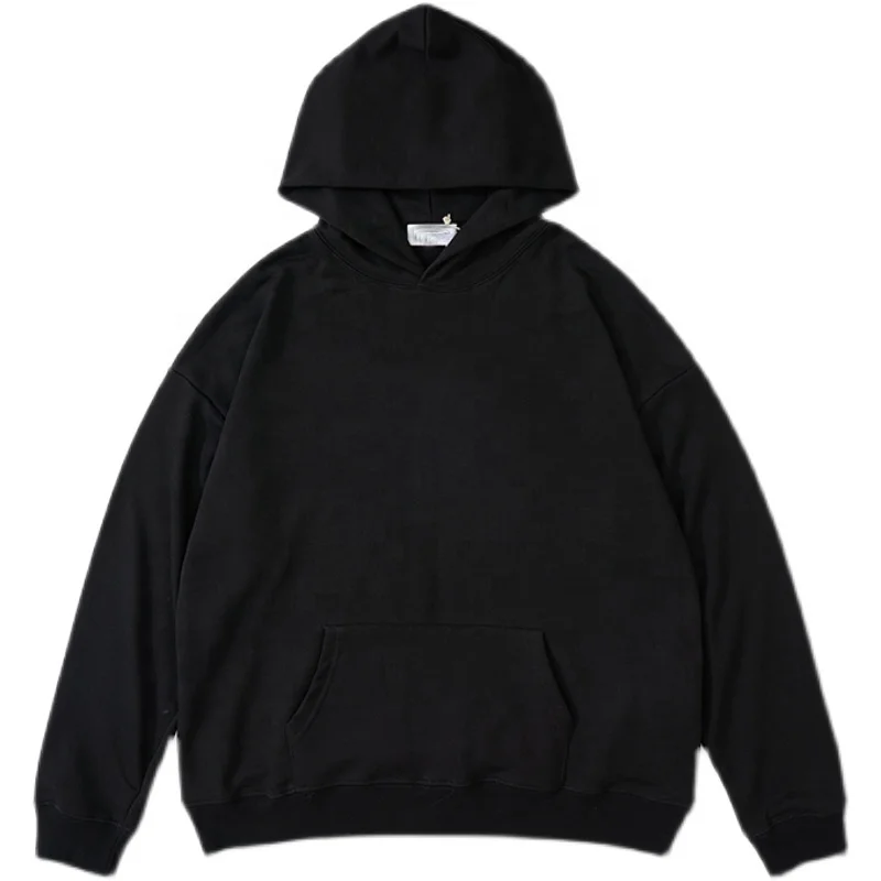 Clothing Manufacturers Custom Logo Plain Hoody 100% Cotton Heavy Casual Unisex Vintage Oversized Mens Hoodies Sweatshirts