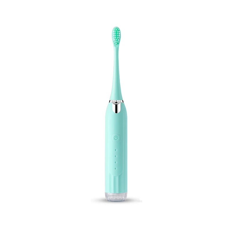 Powerful Vibrating Dental Plaque  Removable Ultrasonic Vertical 4 Mode Electric Toothbrush