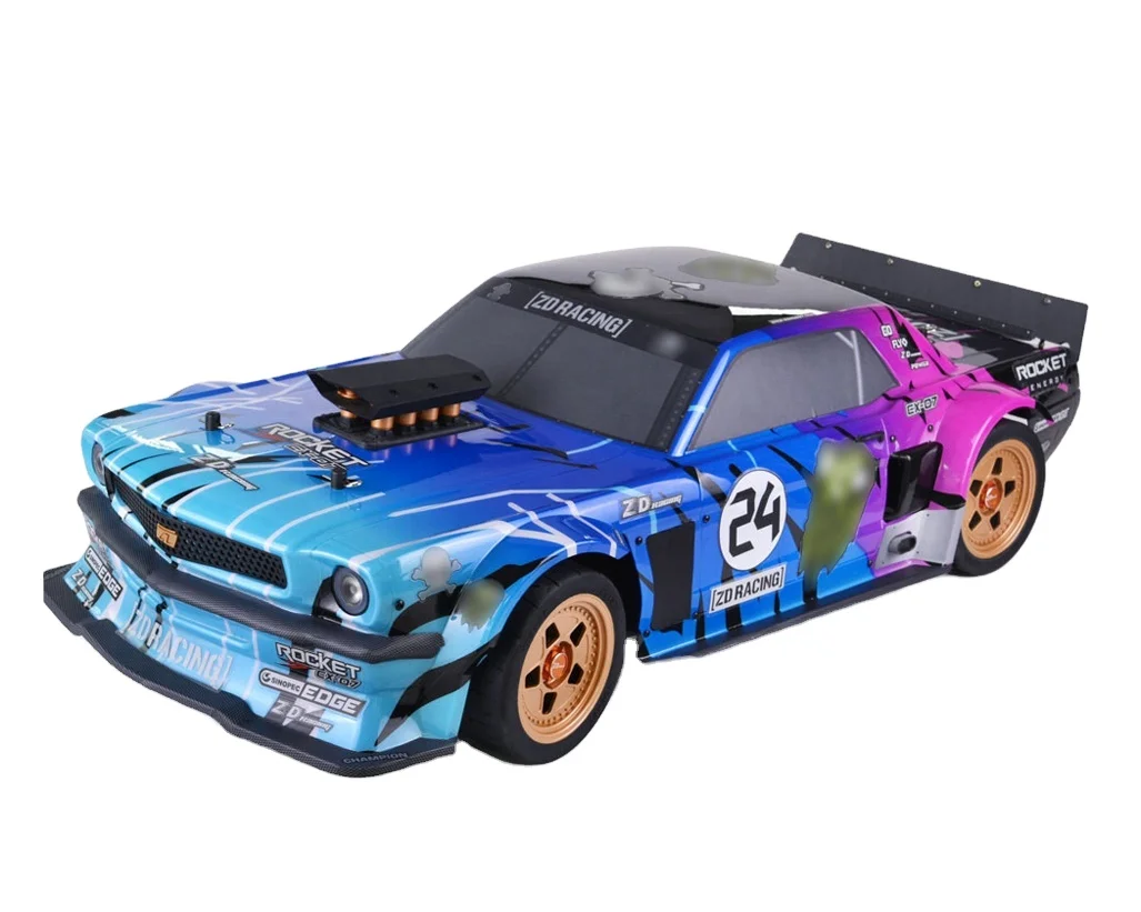 ZD EX07 Remote Control Car 1/7 4WD Electric Brushless Rc Cars Drift High Speed 130km/h Drift Car Vehicle