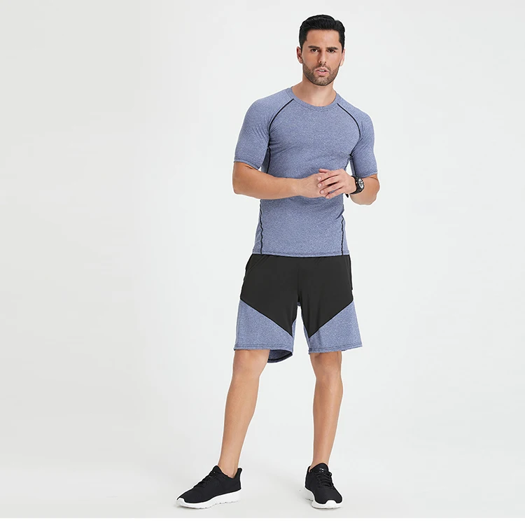 Fitness Sportswear Morning Running Training Suit Gym Quick Drying Tight Fitting Sports Training Clothing For Men