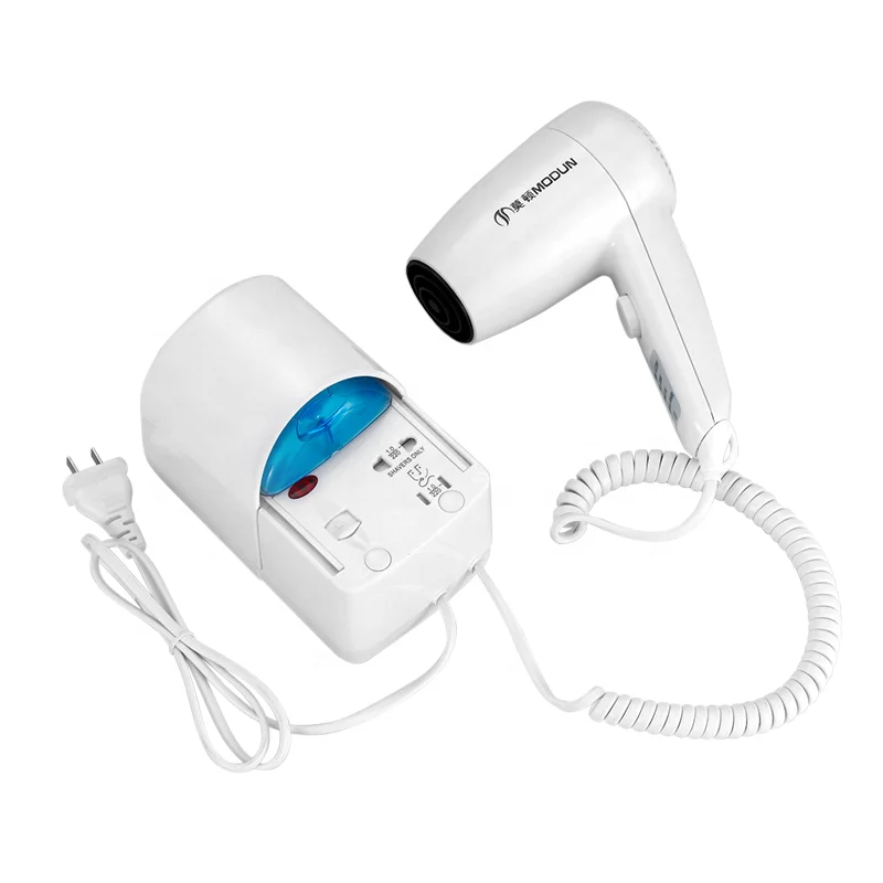 commercial air blow dryer wall mount, hotel bathroom white diffuser hair dryers