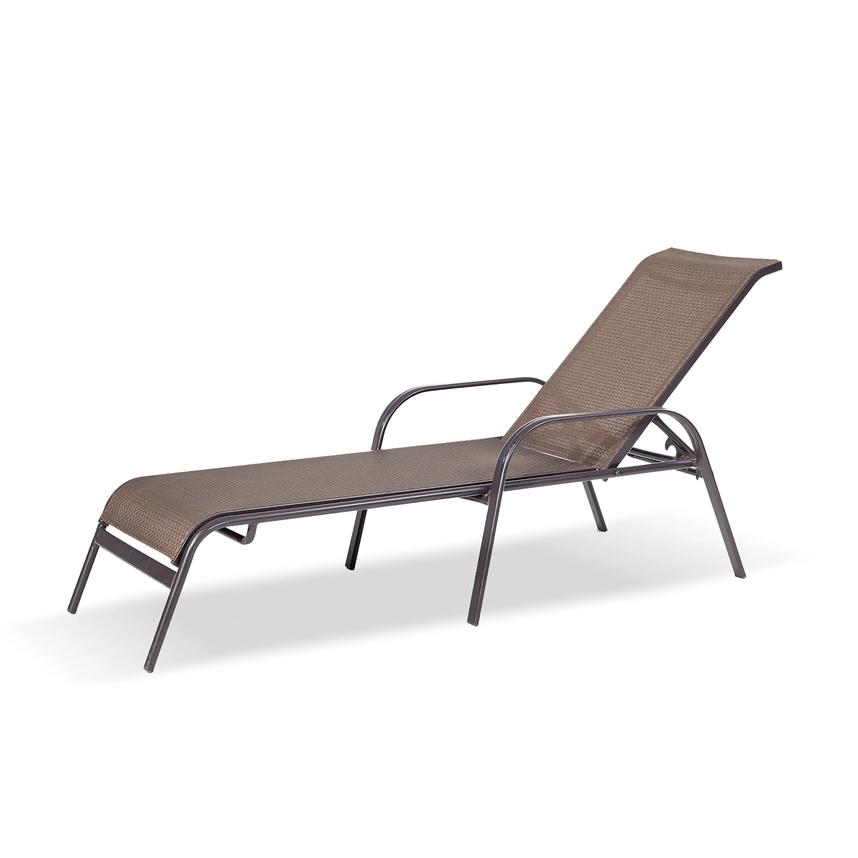 Aluminum Cheap Sun Loungers for Promotion Stacking Fabric Sling Beach Lounge Chair