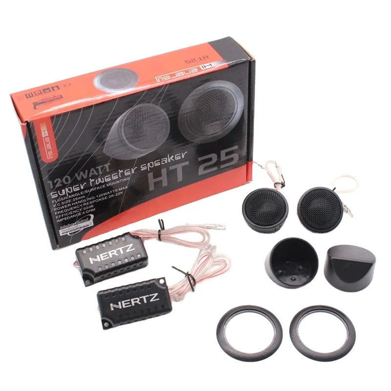 Оптовая продажа, популярная модель автомобильного динамика 25 мм, звуковая катушка 92dB SPL, хорошее качество, маленькие автомобильные динамики