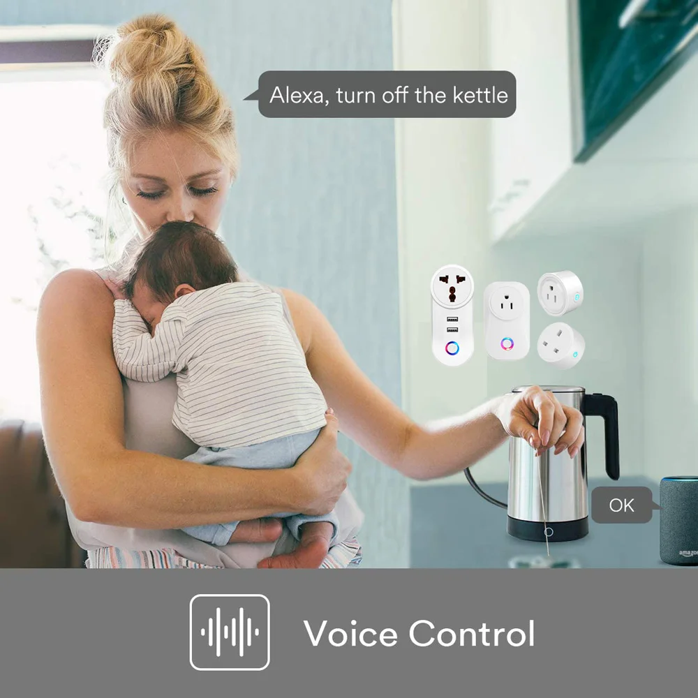 Ledeast PA10-SA оптовая продажа беспроводной смарт-розетка с функцией Voice приложений использованием передвижного