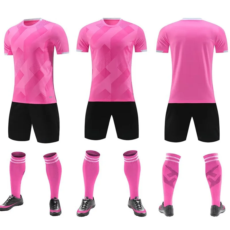 Factory Wholesale Custom Design Your logo Quick Dry Team Sportswear Kits Polyester Club Soccer Uniforms