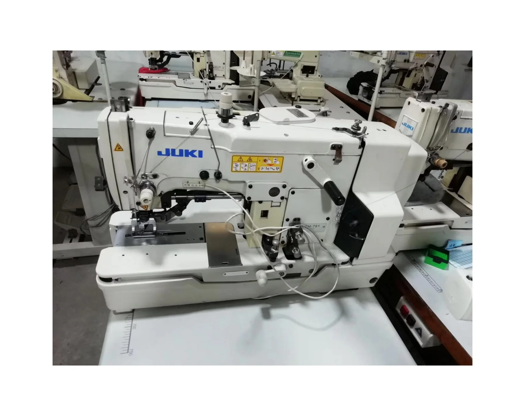 Brand New Japan Jukis 781 High Speed Buttonholing Sewing Machine For High Efficiency