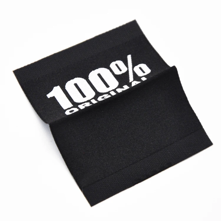 Custom T-shirt Handmade Clothing Label Brand Size Labels Main Garment Neck Woven Label For Clothing