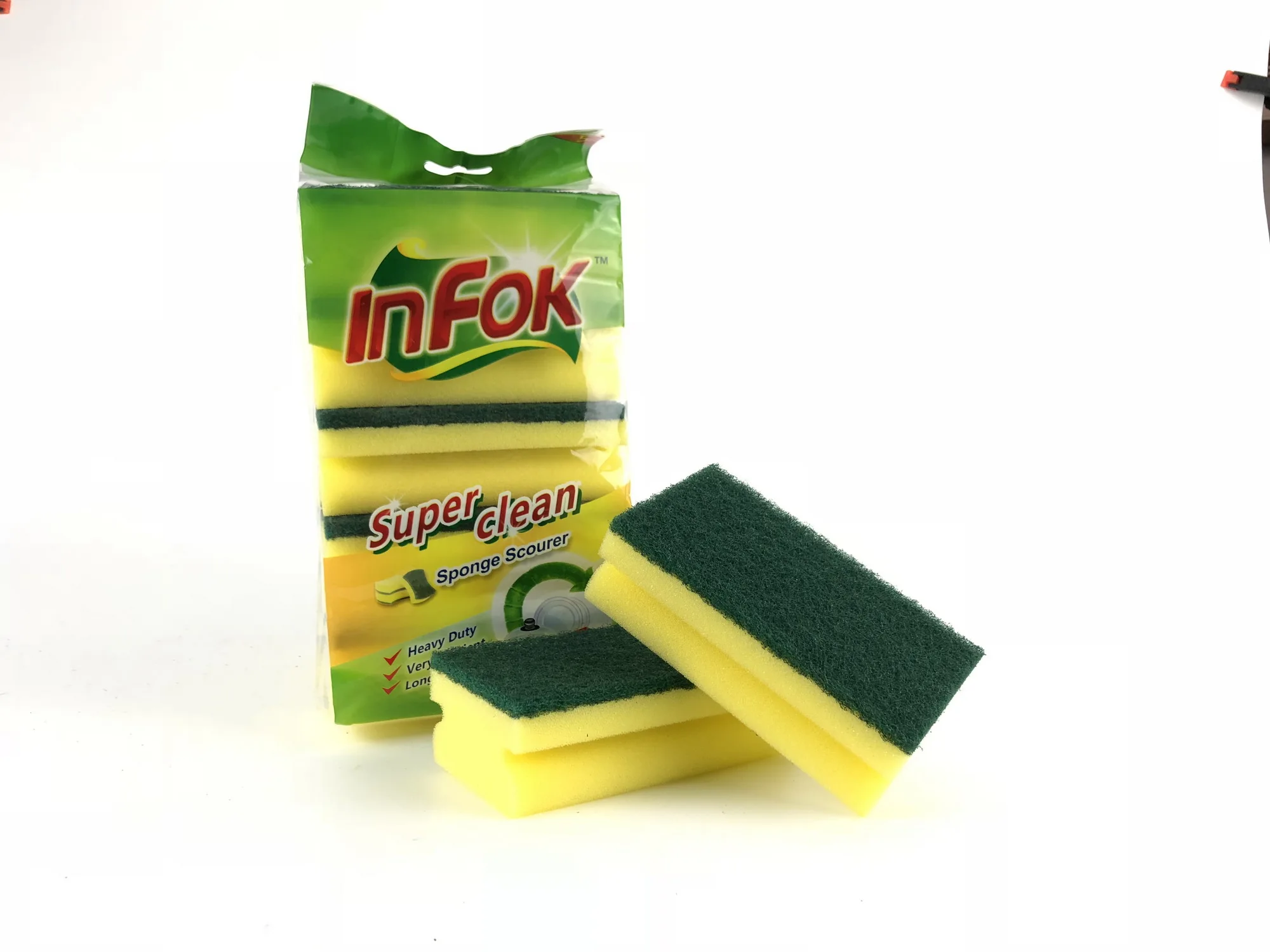 Factory Wholesale Washing Brush Sponge Dishes Wholesale Scourer Kitchen Polishing Bamboo Scouring Pads