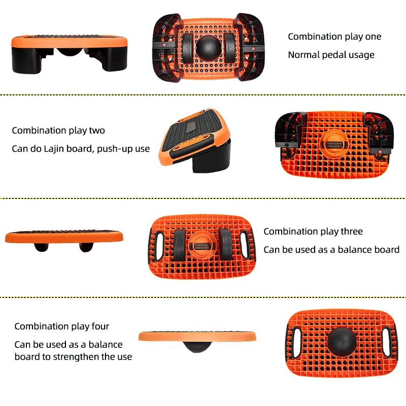 Step Board Aerobic Step Platform Balance Board Easy Exercise Portable Gym Fitness Pedal Aerobic Stepper