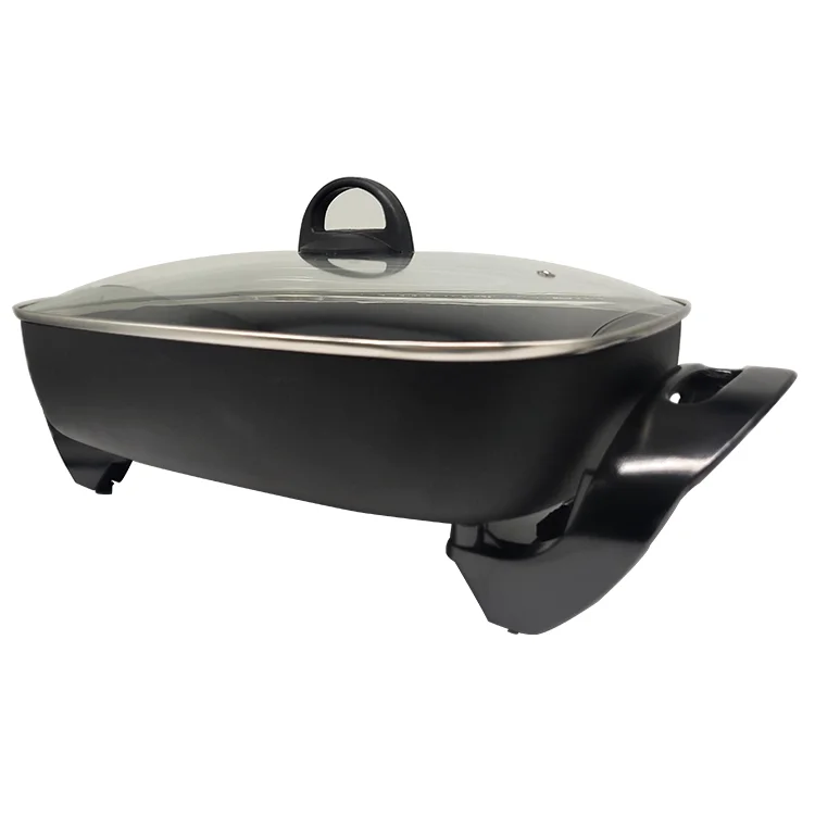 Best Price Korean Multi-functional Electric Pan OEM and ODM Non-stick Black Electric Skillet