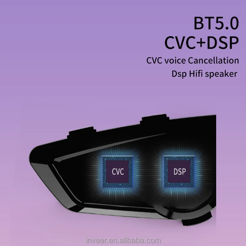 inveer new  over 1000 meters duplex intercom and  IPX67 water-proof and hands free motorcycle helmet  intercom  headset X5