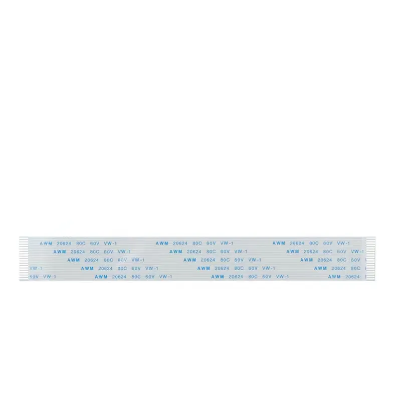 Flat flexible cable FFC FPC AWM 20624 80C 60V VW-1 FFC-0.5MM 1.0MM 4/5/6/8/10/12/14/16/18/20/24/26/30 Pin