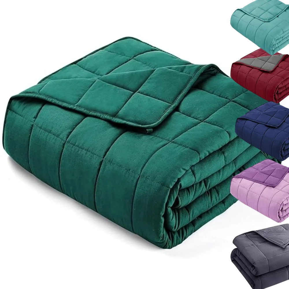 Бесплатный образец аутизма из Китая Oeko-Tex Zonli сенсорный хлопок 10lbs15lbs 20lbs тяжелый гравитационный Утяжелитель для лечения взрослых