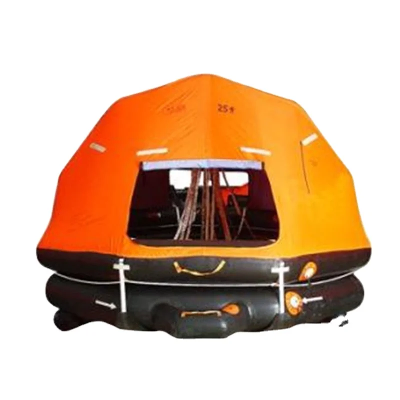 EC Approved A Type of Throw Over Board Inflatable Life Raft