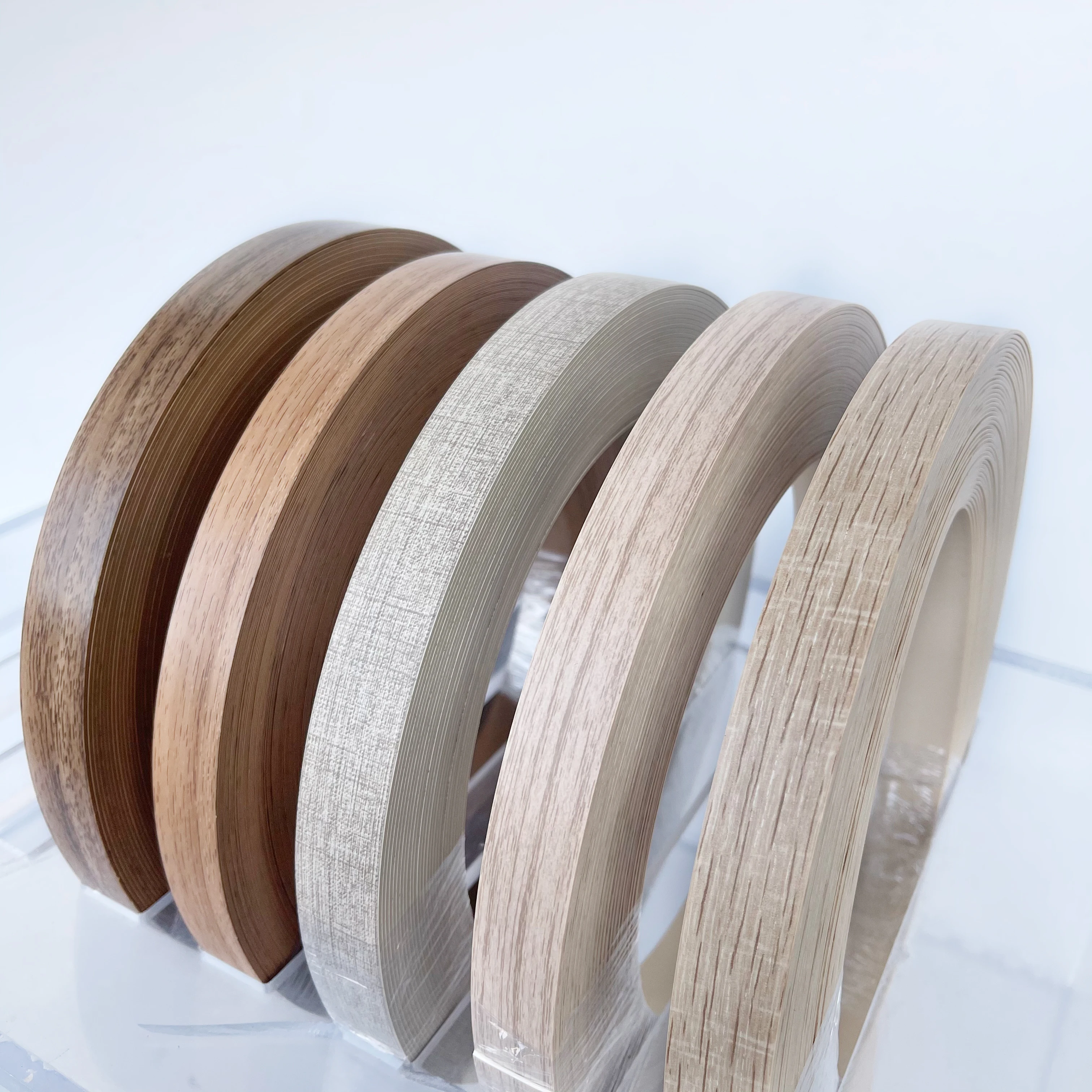 Manufacturer Provide New Designs Customized 1x22mm PVC Edge Banding for Furniture Accessories