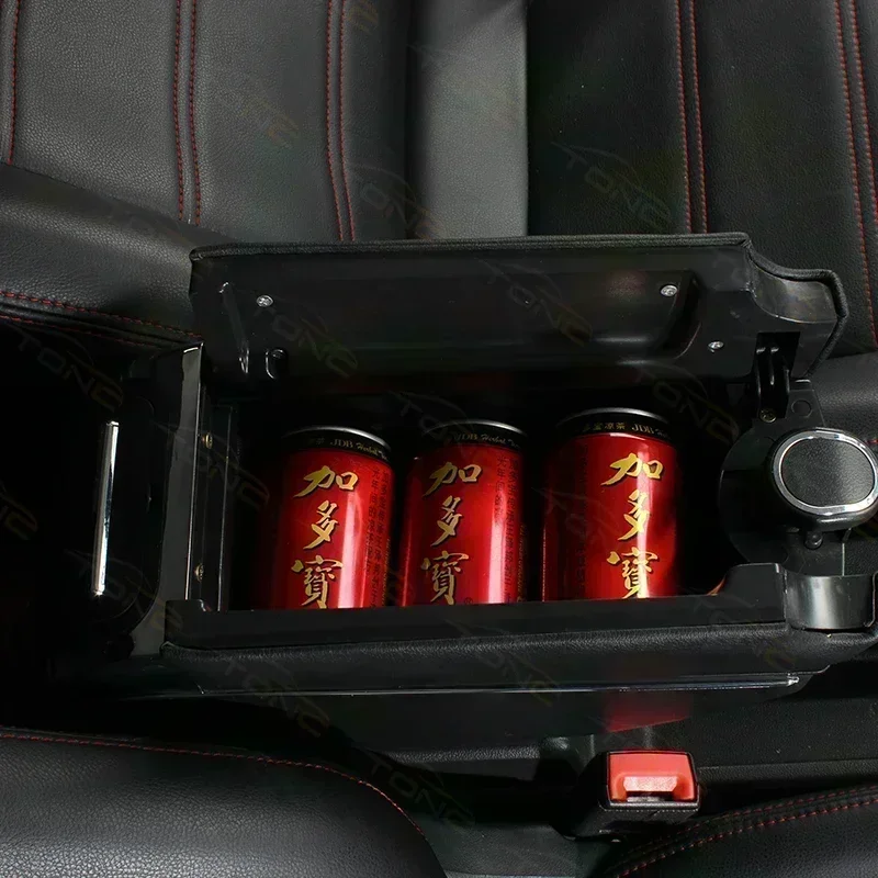 TONC Innovative Technology Infused with Luxury, Globally Exclusive Custom Central Armrest Box for KIA SOLUTO Dual Storage Design