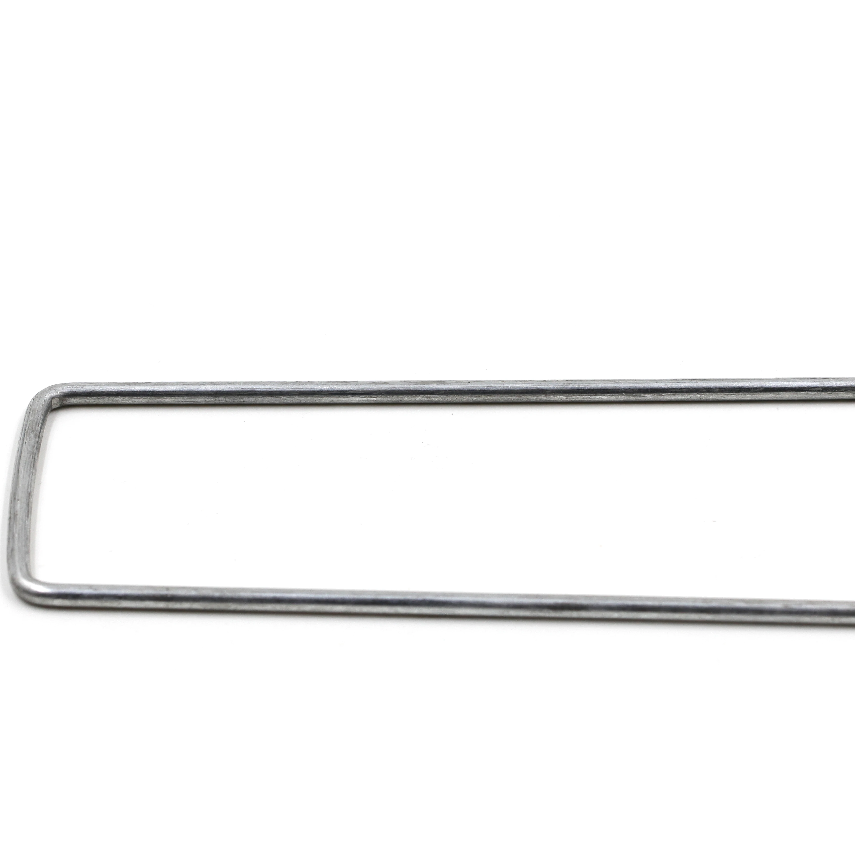 High Quality Garden Pegs Galvanised Steel Landscape Staples Strong U-Shaped Ground Stakes for Artifical Grass and Netting