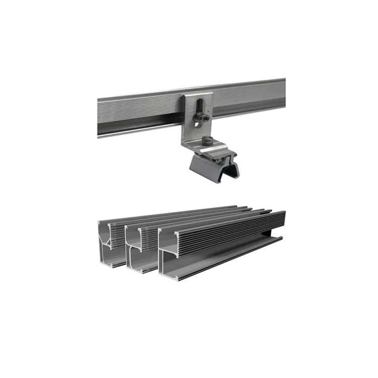 Mini Solar Roof Aluminium Railings Mount Rails Solar Panel Mounting Aluminum Rail
