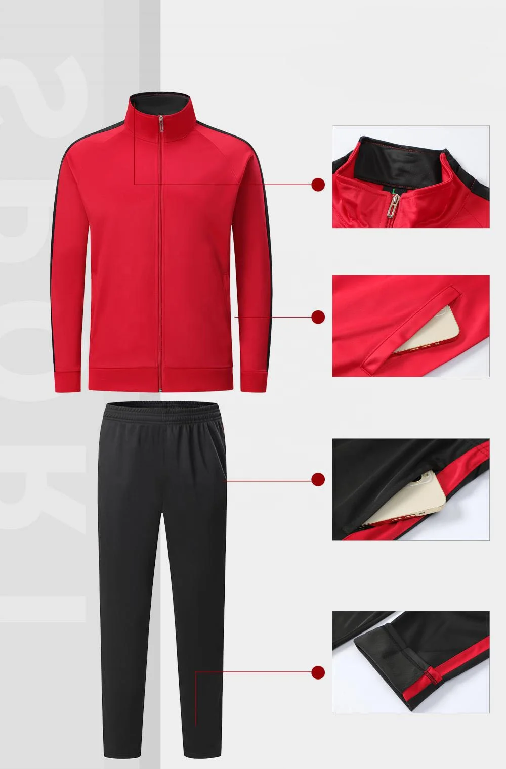 youth soccer tracksuits youth football tracksuits woman soccer training tracksuits custom logo quali