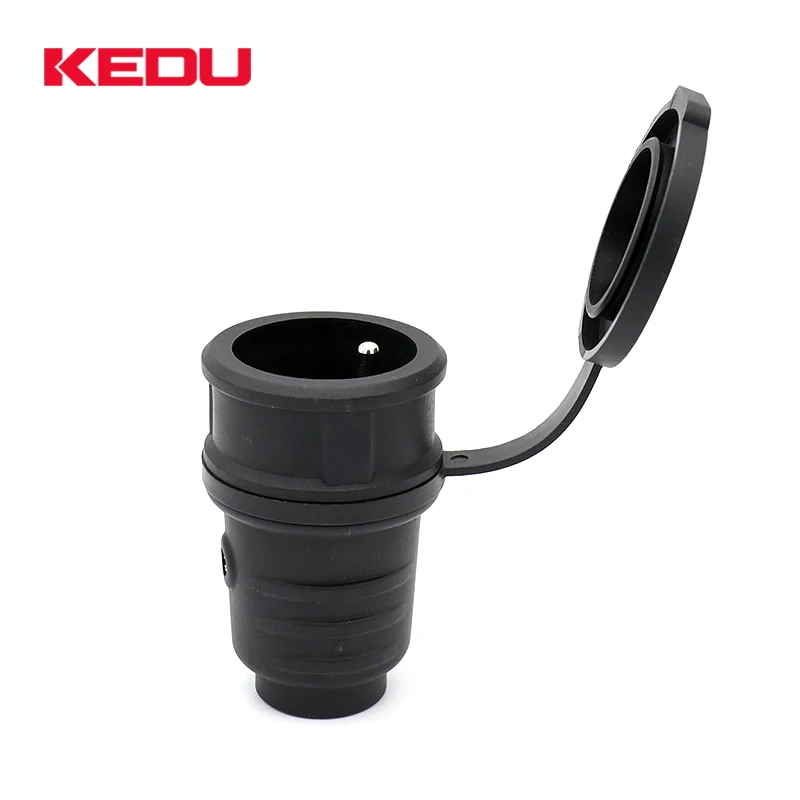 KEDU S0122 250V 16A IP44 waterproof rubber French Socket  with NF certificate