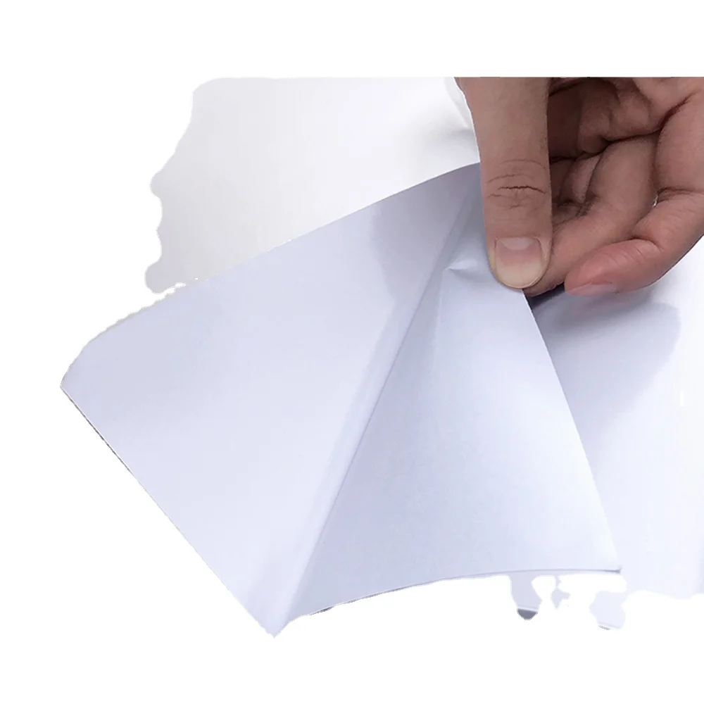 Sounda White Self Adhesive Vinyl Rolls,Printable Vinyl For Water Based Ink Inkjet Printable Self Adhesive Vinyl Roll