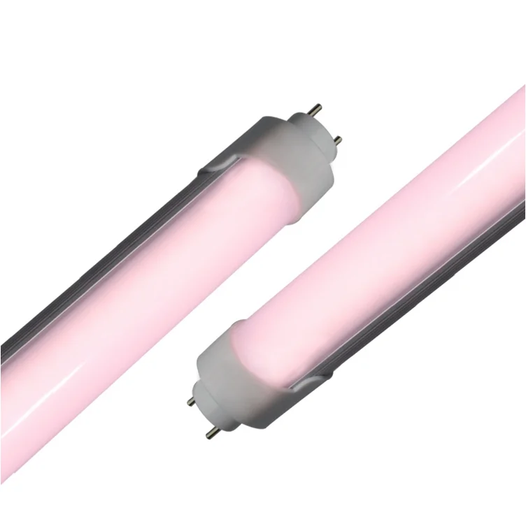 Pink meat T8 led tube CRI98 AC85-265V led fluorescence lamp for supermarket
