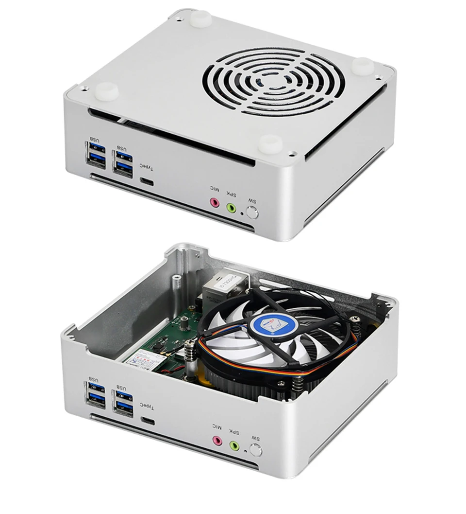 Причастник 8-ядерный Мини ПК i7 8750H I5 8300H Win 10 Linux DDR4 i7 Gigabit Ethernet 300 м WiFi DP HD-MI 4K компьютер HTPC NUC