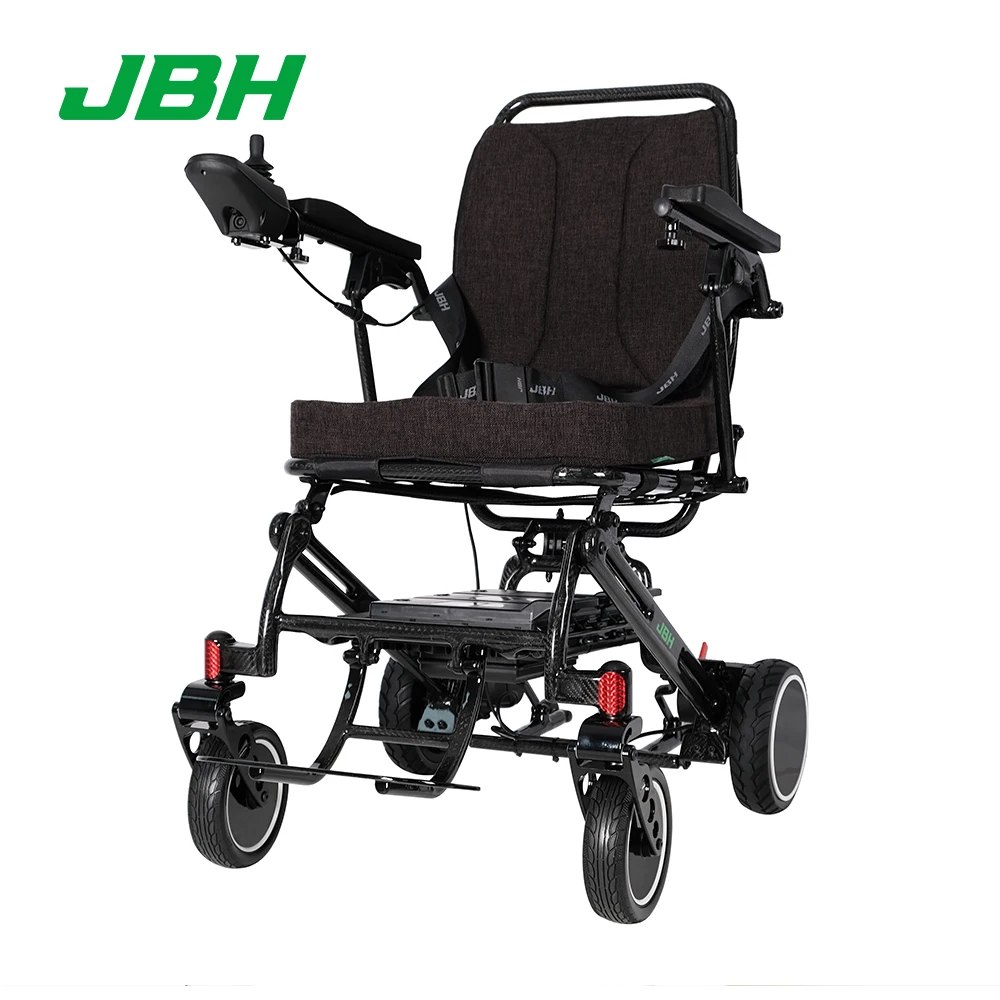 Frame Leisure Wheelchair Ultralight Outdoor Wheel Chair Rehabilitation Therapy Supplies High Quality Carbon Fiber 24V 180W 2 Pcs