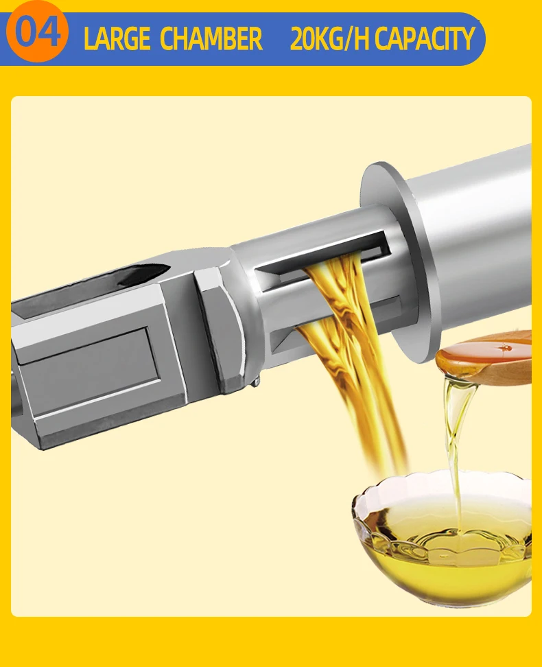 Family Used Mini Pure Oil Cooking Oil Refinery Home use oil pressing machine