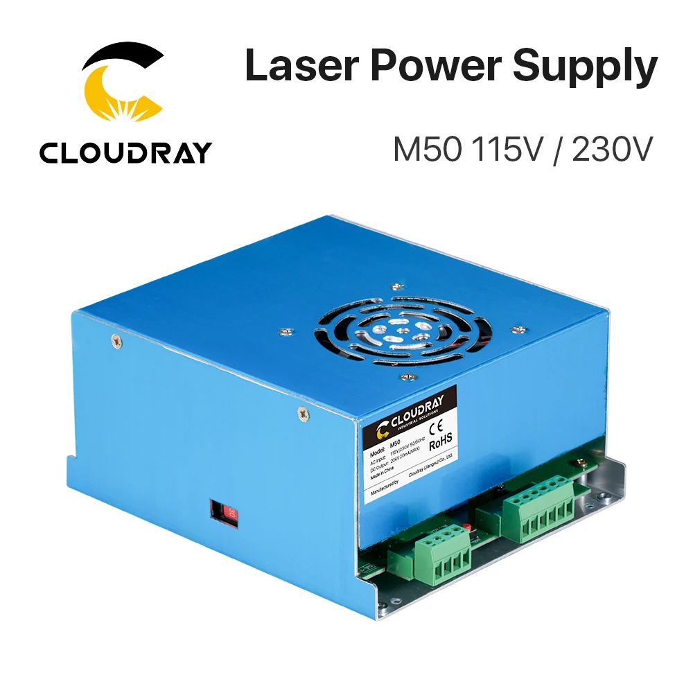 Cloudray CL1070 CO2 Laser Power Supply MYJG-40W 50W Green Shell
