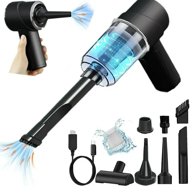 Multi-functional wireless jet fan electric dust blower 2 in 1 mini vacuum cleaner & dust blower