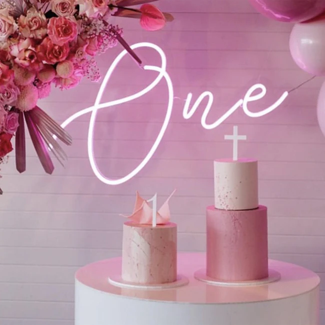 Koncept Drop Shipping 18inch one neon sign custom Neon Light Advertising Custom LED Neon Sign