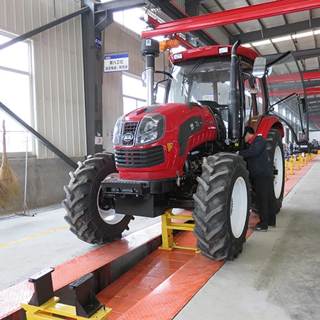 Highly efficiency automatic tractor assembly line
