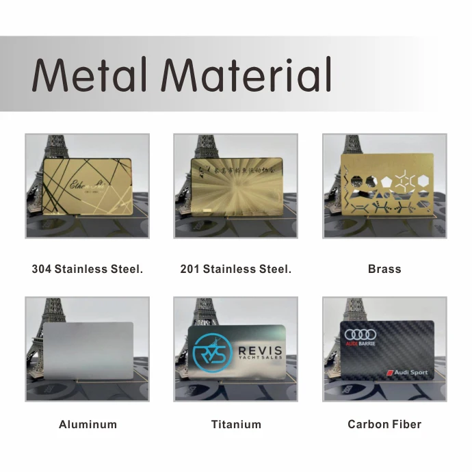 Top Grade Wholesale Custom Logo Luxury Blank Stainless Steel Mirror Metal Business Card For Laser Engraving