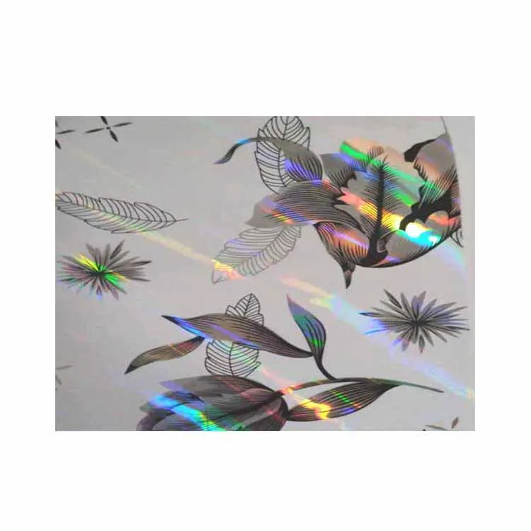 20 Micron Plastic BOPP Thermal Holographic Cold Lamination Film A4