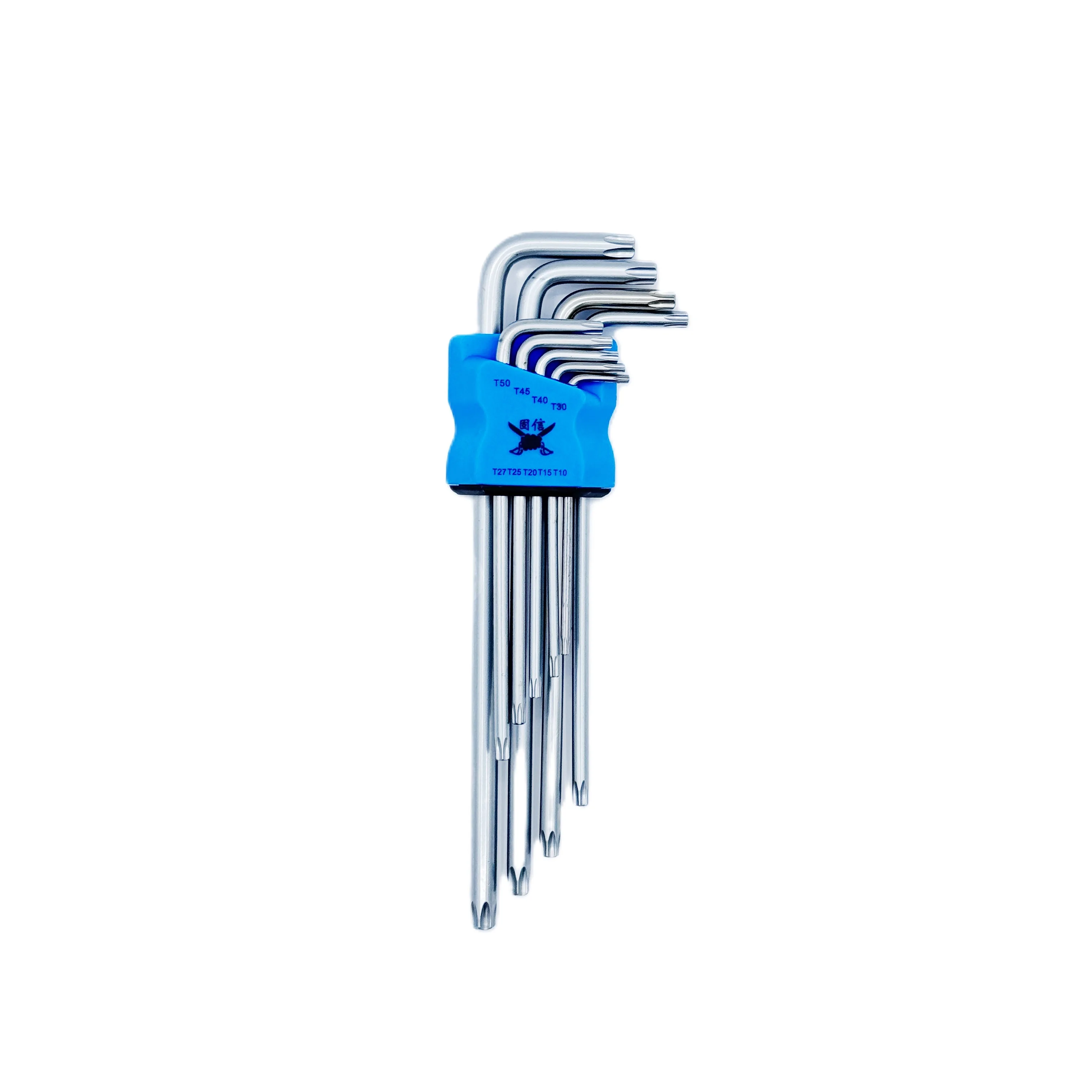 Hot Selling Allen Key Set Extra Long Arm Plastics Hex Key High Quality 9pc Hex Key Set