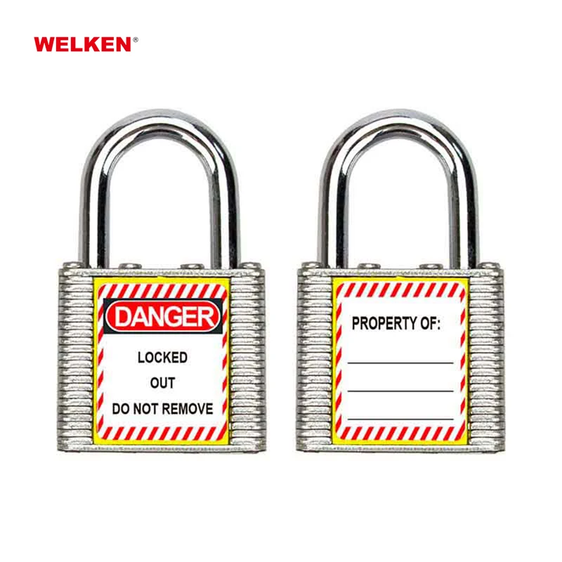 China manufacturer cheap lockout padlock for industrial equipment laminated steel safety padlock