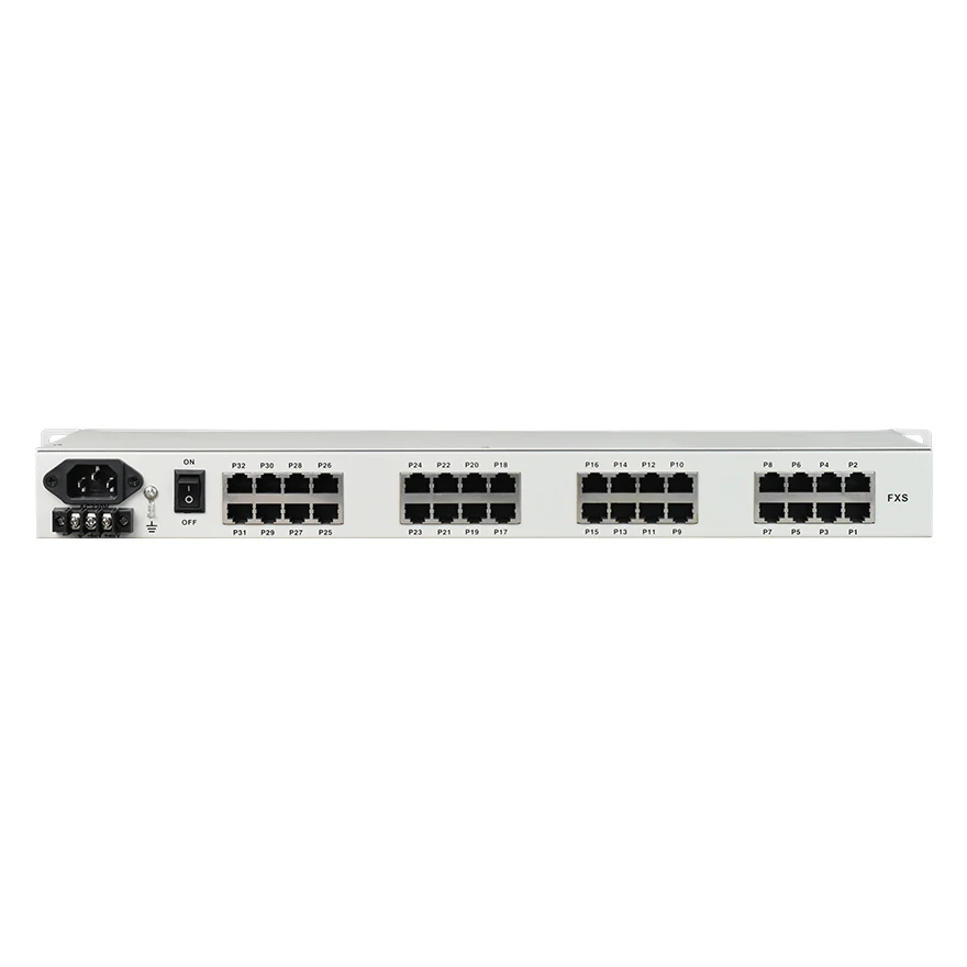 19 Inch 30 Channel Voice FXO/FXS over Fiber Multiplexer