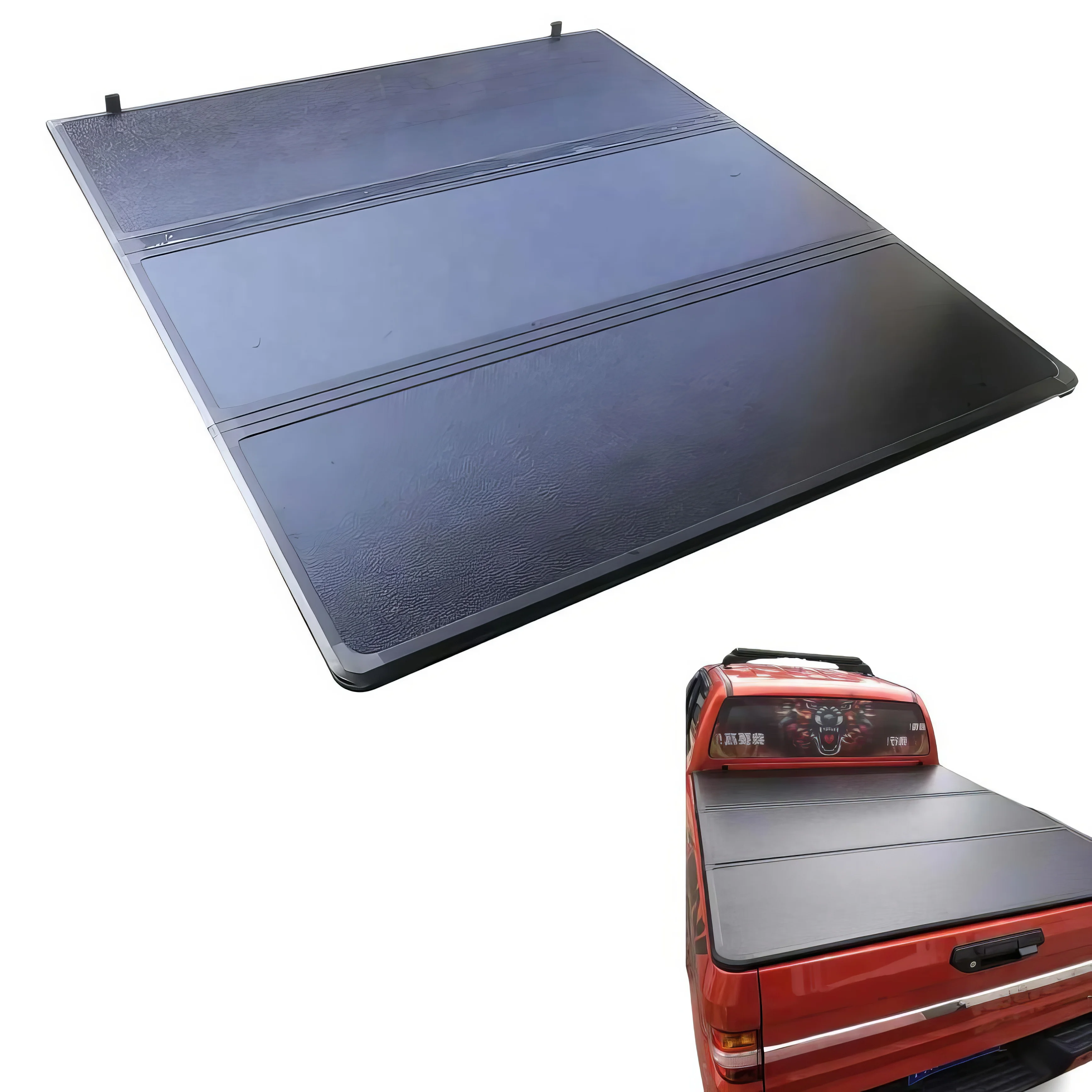 Wholesale price Off road camping vehicle accessories hard tri-fold tonneau cover  Ford F150 F-150 2009-2023