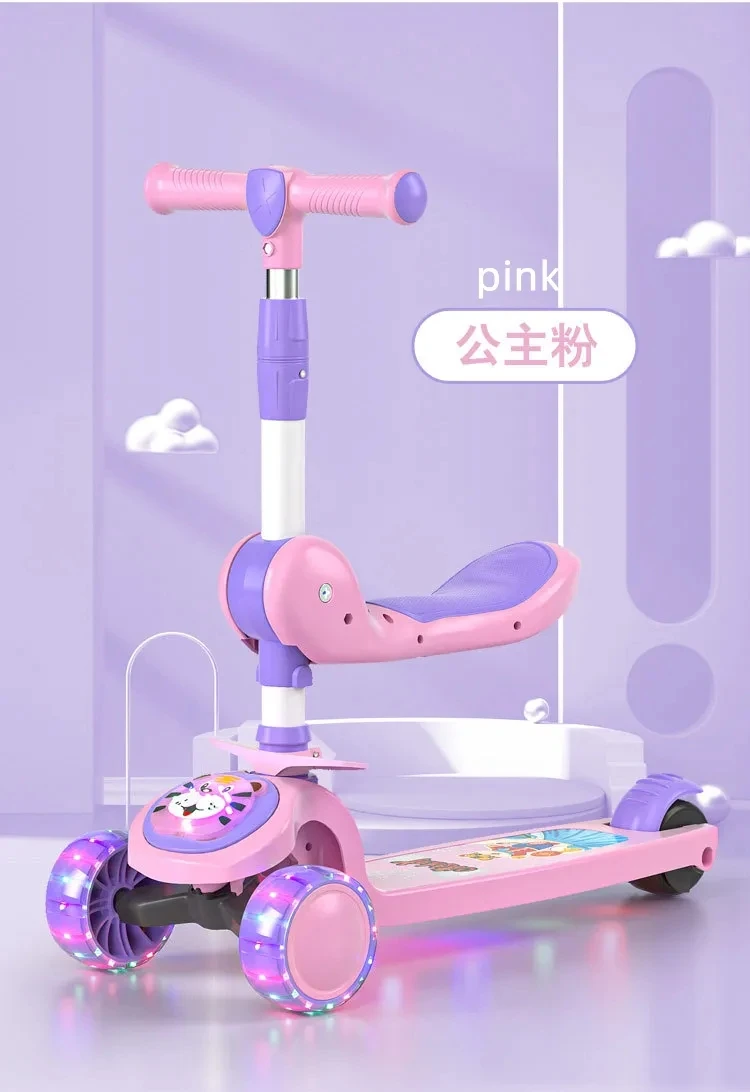 OEM Wholesale high quality baby toys with LED lights children boys rocking car music baby swing car twister scooter for sale