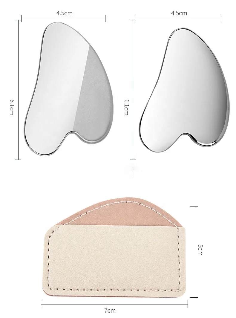 Popular Mini Heart Shape Makeup Spatula Stainless Steel Makeup Cosmetic Apply Foundation Spatula